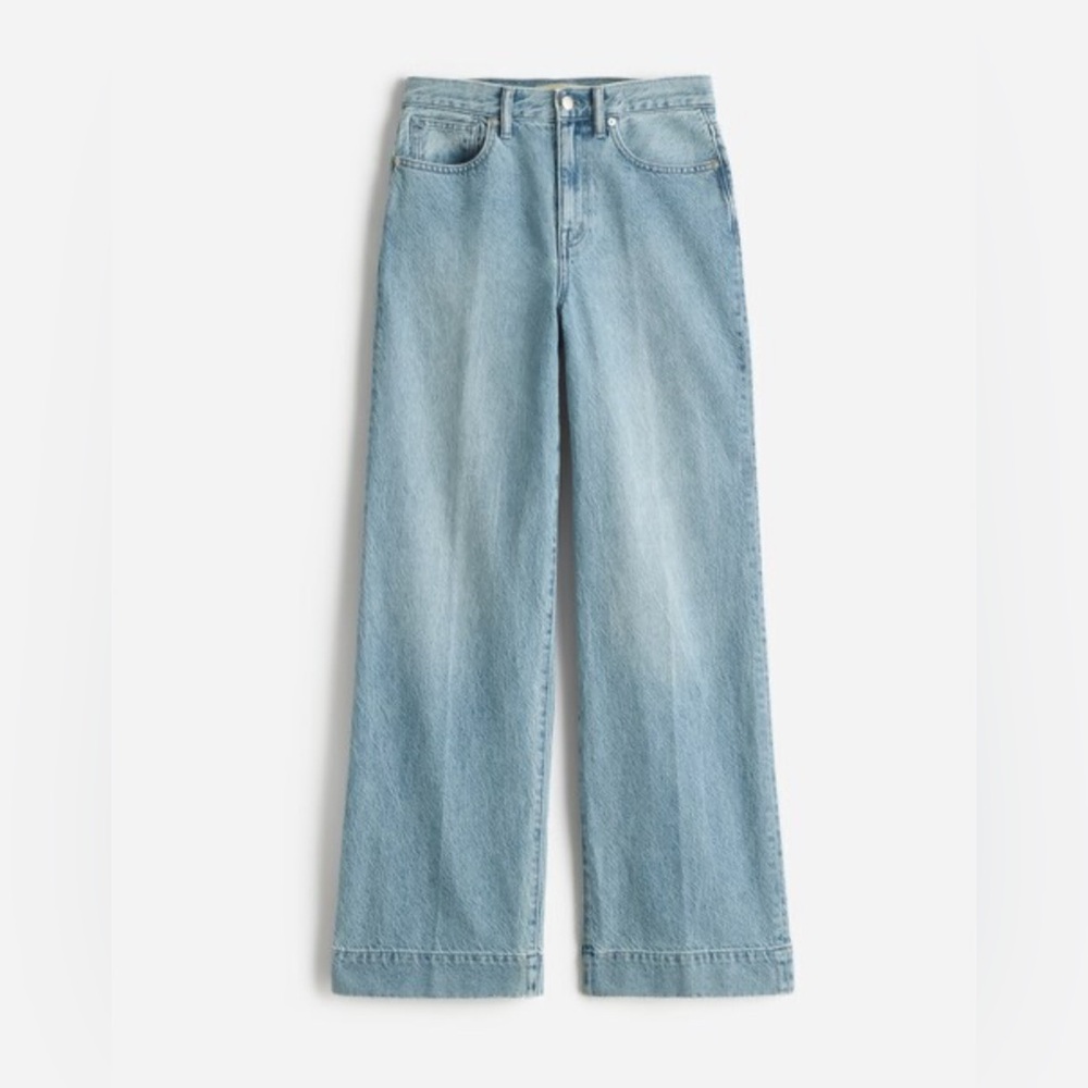 Madewell Superwide-Leg Jeans in Lintz Wash size 28